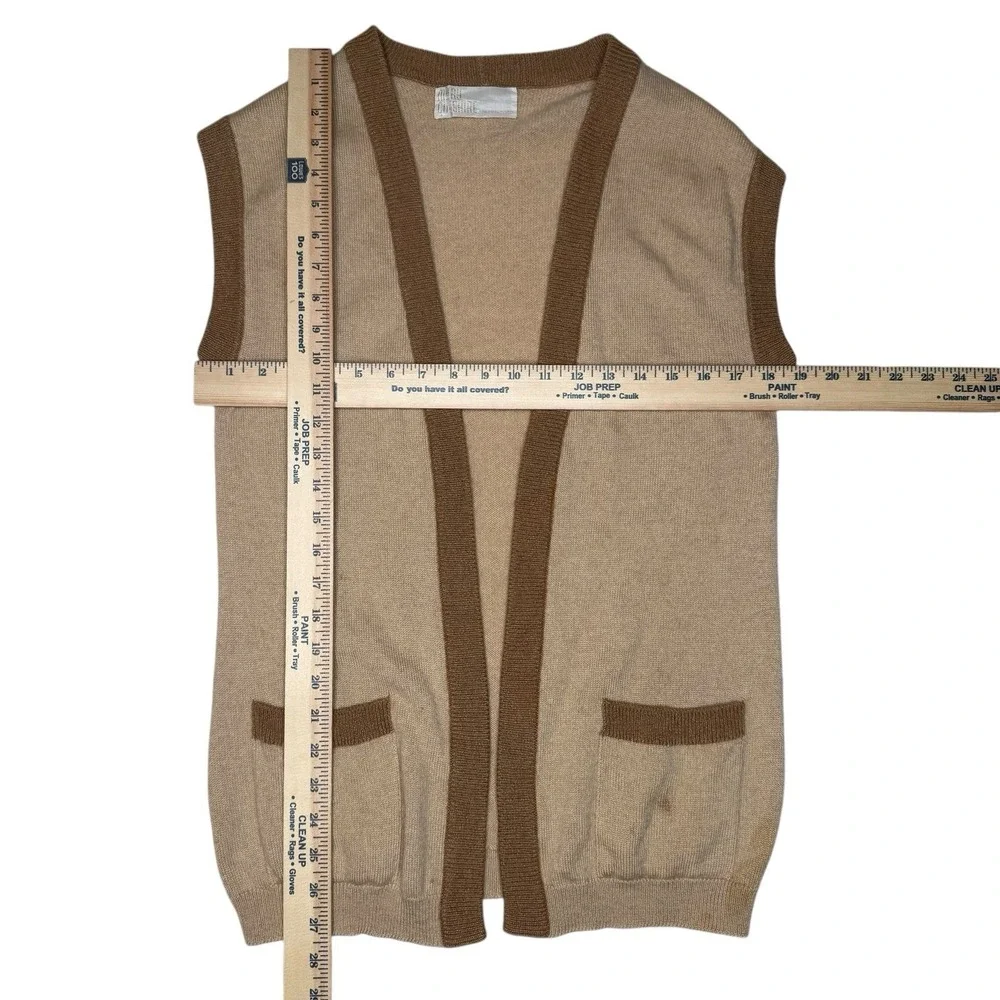 Vintage Gladstone Of Hawick Scotland M Sweater Vest Tunic‎ 100% Pure Camel Hair